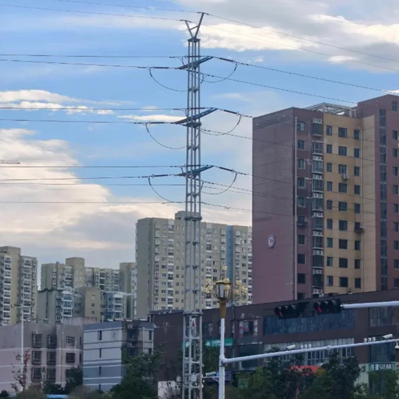 Кутова сталева вежа лінії електропередачі 110 кВ